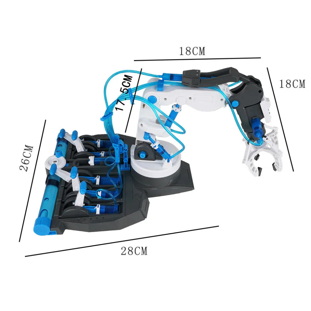 DIY Assembled Hydraulic Robot Toy Set 3in 1